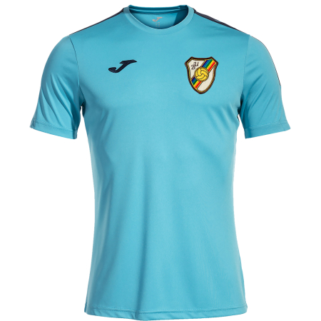 Trainings-Shirt | Turquoise Fluor/Dark Navy | Blumenstadt...