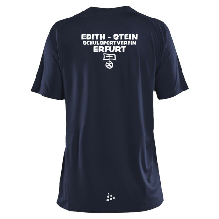 Trainingsshirt | Herren |  navyblau / weißes Logo...