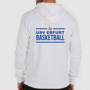 Kapuzenjacke | Kinder/Herren | weiß | USV Erfurt Basketball