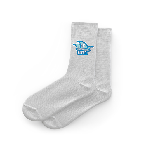 Socken | Unisex | weiss | Tanzsportclub Eiskristalle Erfgurt