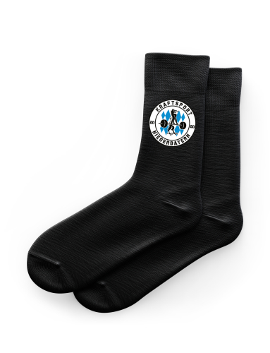 Socken | Unisex | schwarz | Kraftsport Niederbayern e.V.