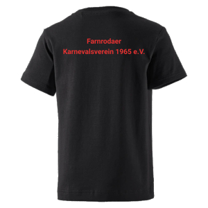 T-Shirt | Kinder | schwarz - Farnrodaer Karnevalsverein 1965 e.V.