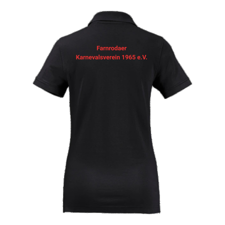 Polo-Shirt | Damen | schwarz - Farnrodaer Karnevalsverein...