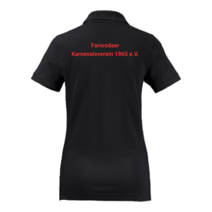 Polo-Shirt | Damen | schwarz - Farnrodaer Karnevalsverein 1965 e.V.