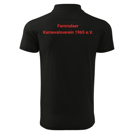 Polo-Shirt | Herren | schwarz - Farnrodaer Karnevalsverein 1965 e.V.