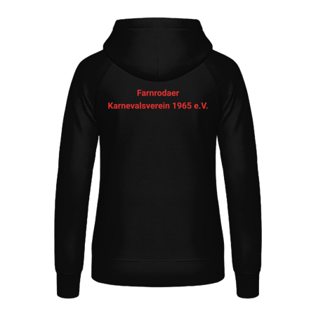 Hoodie | Damen | schwarz - Farnrodaer Karnevalsverein 1965 e.V.