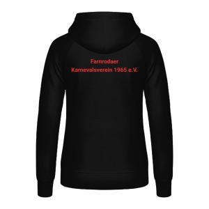 Hoodie | Damen | schwarz - Farnrodaer Karnevalsverein 1965 e.V.