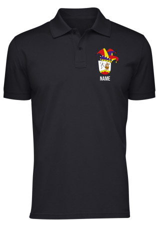 Poloshirt für Herren | schwarz | Gleichamberger Karnevalsverein e.V.