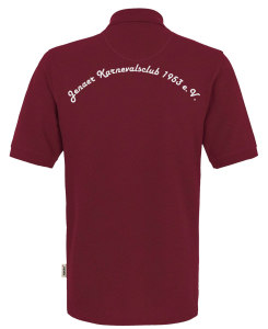 Poloshirt | Hakro | bordeaux | Herren | Jenaer Karnevalsclub 1953 e.V.