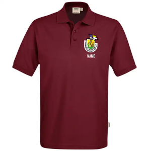 Poloshirt | Hakro | bordeaux | Herren | Jenaer Karnevalsclub 1953 e.V.