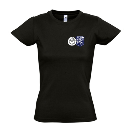 T-Shirt für Damen | Logo klein | schwarz | SG Fortuna Erfurt/Frienstedt