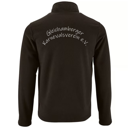 Fleecejacke für Herren | schwarz | Gleichamberger Karnevalsverein e.V.