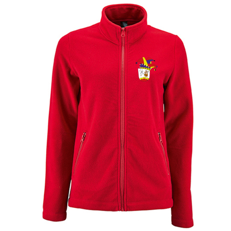 Fleecejacke für Damen | rot | Gleichamberger...