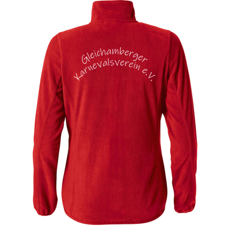 Fleecejacke für Damen | rot | Gleichamberger...