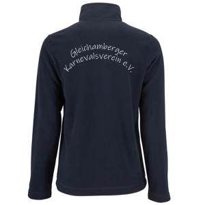 Fleecejacke für Damen | schwarz | Gleichamberger Karnevalsverein e.V.