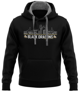 Hoodie | unisex | Tour Roadtrip 24/25 | schwarz | Black Dragons