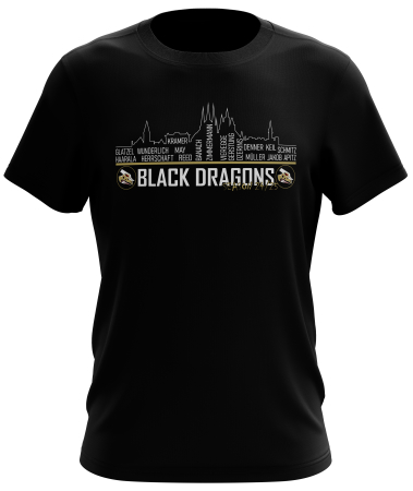 T-Shirt | Tourshirt Roadtrip 24/25 | schwarz | Black Dragons