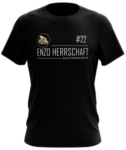 T-Shirt | unisex | Player Shirt 24/25 | schwarz | Black Dragons