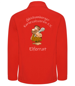 Softshelljacke für Herren | ROLY rot | Gleichamberger Karnevalsverein e.V.