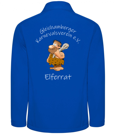 Softshelljacke für Herren | ROLY blau | Gleichamberger Karnevalsverein e.V.