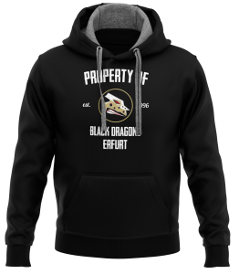 Hoodie | unisex | property | schwarz | Black Dragons