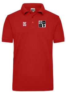 Poloshirt | Herren | rot - Erfurter Schachklub