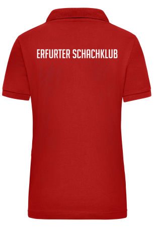 Poloshirt | Damen | rot - Erfurter Schachklub