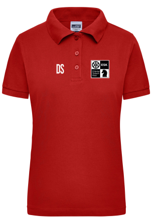 Poloshirt | Damen | rot - Erfurter Schachklub