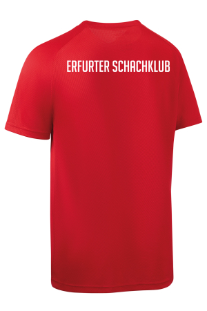 Basic T-Shirt | Saller | rot - Erfurter Schachklub