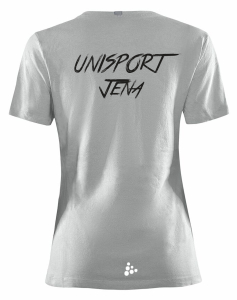 T-Shirt für Damen | CRAFT | Comm. Mix | grey melange | USV Jena Unisport