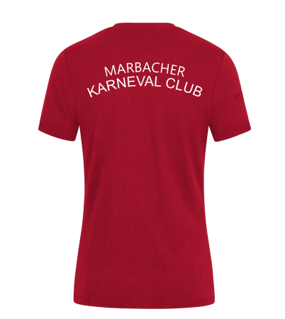 T-Shirt für Damen | JAKO Pro Casual rot | Marbacher Karneval Club e.V.