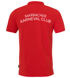 Poloshirt für Kinder/Herren | Uhlsport Essential Prime, rot | Marbacher Karneval Club e.V.