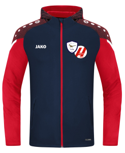 Kapuzenjacke für Kinder/Herren | JAKO Performance | marine/rot - SG Mediengroup/Harz 04