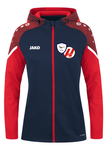 Kapuzenjacke für Damen | JAKO Performance | marine/rot - SG Mediengroup/Harz 04