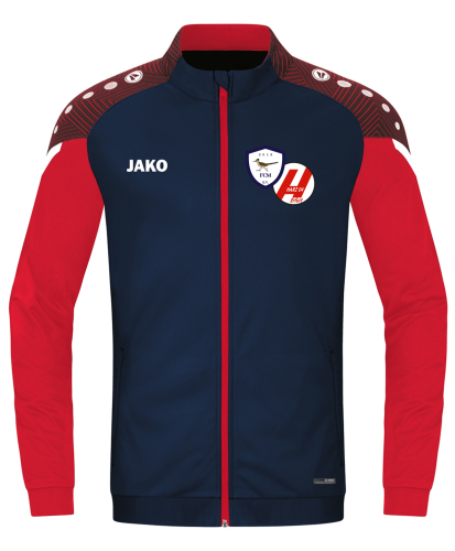 Polyesterjacke für Kinder/Herren | JAKO Performance | marine/rot - SG Mediengroup/Harz 04