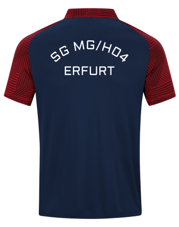 Poloshirt  für Kinder/Herren | JAKO Performance marine/rot | SG Mediengroup/Harz 04