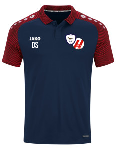 Poloshirt  für Kinder/Herren | JAKO Performance marine/rot | SG Mediengroup/Harz 04