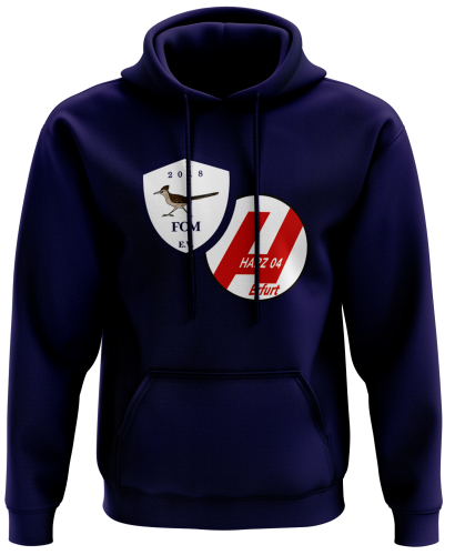 Hoodie | Logo | navy - SG Mediengroup/Harz 04