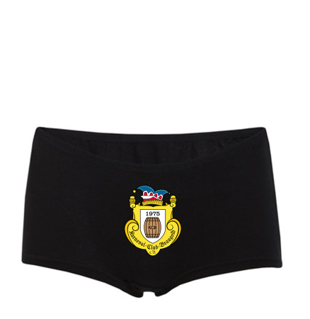 Damen Panty | schwarz | Logo | Karneval Club Braugold