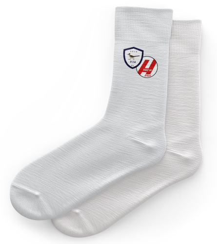 Socken | Unisex | weiß | SG Mediengroup/Harz 04