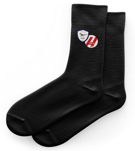 Socken | Unisex | schwarz | SG Mediengroup/Harz 04