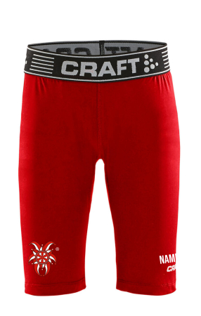 Tights für Kinder/Herren | CRAFT | Pro Control Compression Short | rot | Marbacher Karneval Club e.V.