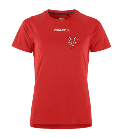 Trainingsshirt für Damen | CRAFT  Rush SS 2.0 | rot | Marbacher Karneval Verein e.V.