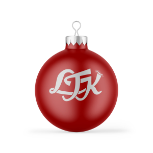 Weihnachtsbaumkugel matt | LTK Logo | Landesverband Thüringer Karnevalvereine