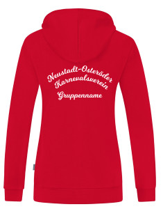 Kapuzenjacke Organic Damen | JAKO, rot | Neustadt-Osteröder Karnevalsverein