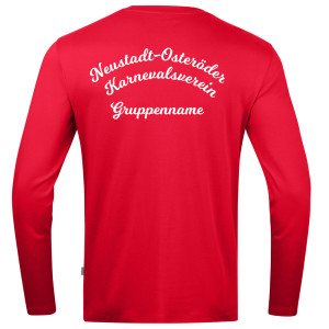 Longsleeve Organic für Herren | JAKO, rot | Neustadt-Osteröder Karnevalsverein