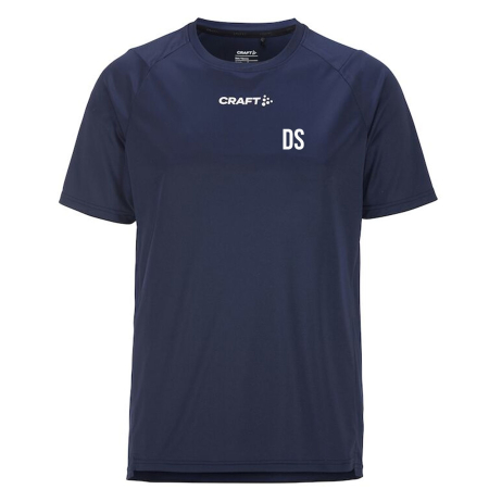 T-Shirt für Herren | CRAFT Rush 2.0 SS Tee M | navy | USV Jena Unisport