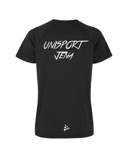 T-Shirt für Damen | CRAFT Rush 2.0 SS Tee W | schwarz | USV Jena Unisport