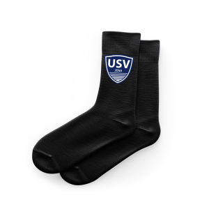 Logo Socken | schwarz | USV Jena