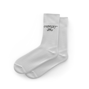 Logo Socken | weiss | Unisport Jena